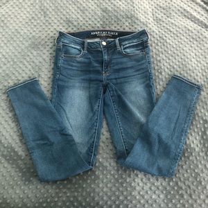 American Eagle Super Stretch Jeggings 8 Long